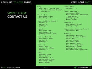 Learning To Love Forms Webvisions 07 21033
