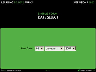 Learning To Love Forms Webvisions 07 21033