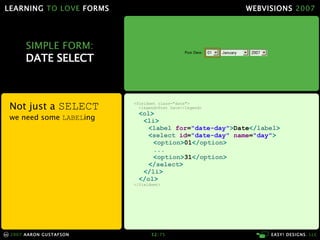 Learning To Love Forms Webvisions 07 21033