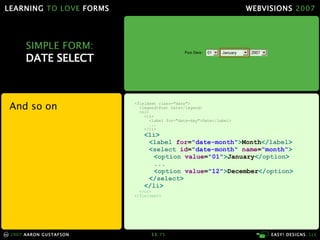 Learning To Love Forms Webvisions 07 21033