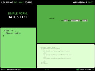 Learning To Love Forms Webvisions 07 21033