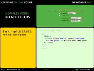 Learning To Love Forms Webvisions 07 21033