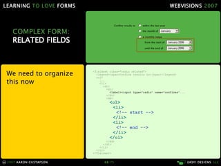 Learning To Love Forms Webvisions 07 21033