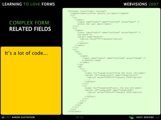 Learning To Love Forms Webvisions 07 21033