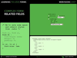 Learning To Love Forms Webvisions 07 21033