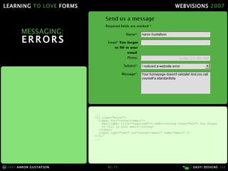 Learning To Love Forms Webvisions 07 21033