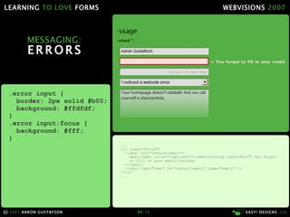 Learning To Love Forms Webvisions 07 21033
