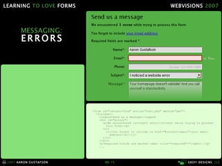 Learning To Love Forms Webvisions 07 21033