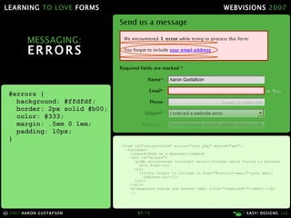 Learning To Love Forms Webvisions 07 21033