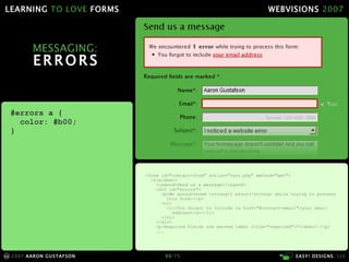 Learning To Love Forms Webvisions 07 21033