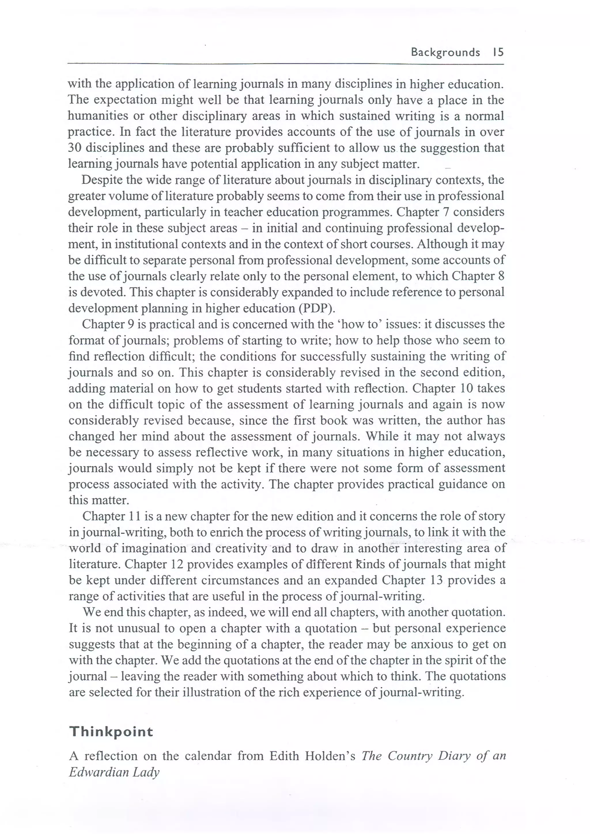 Learning journals completo