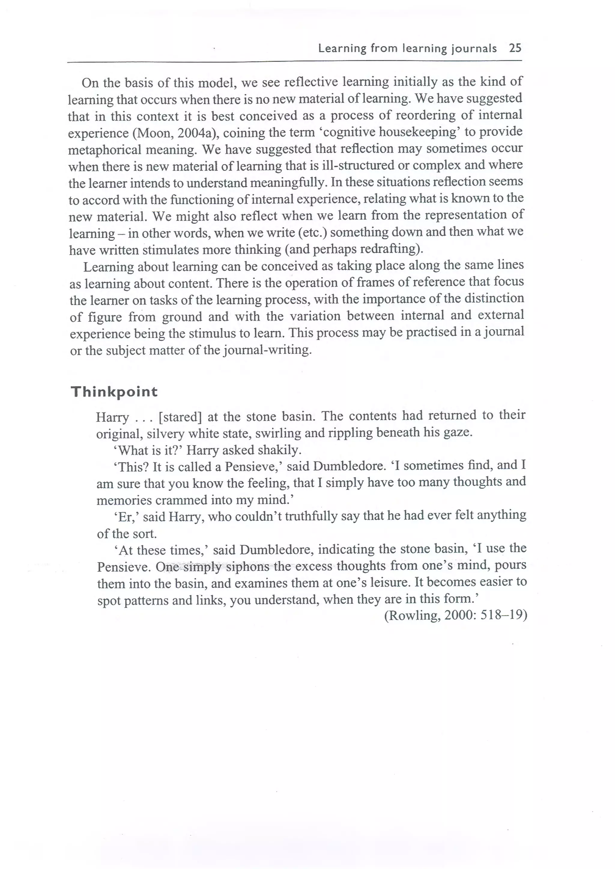 Learning journals completo