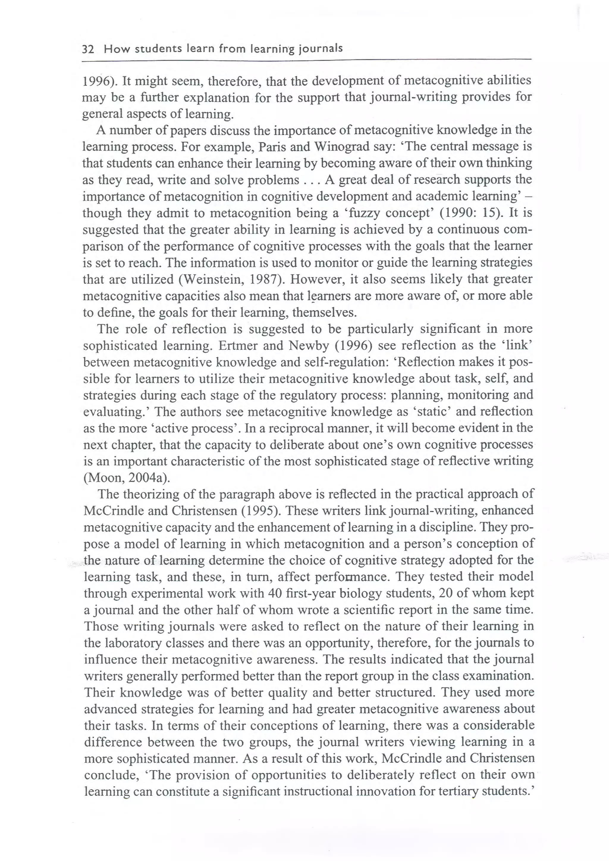 Learning journals completo