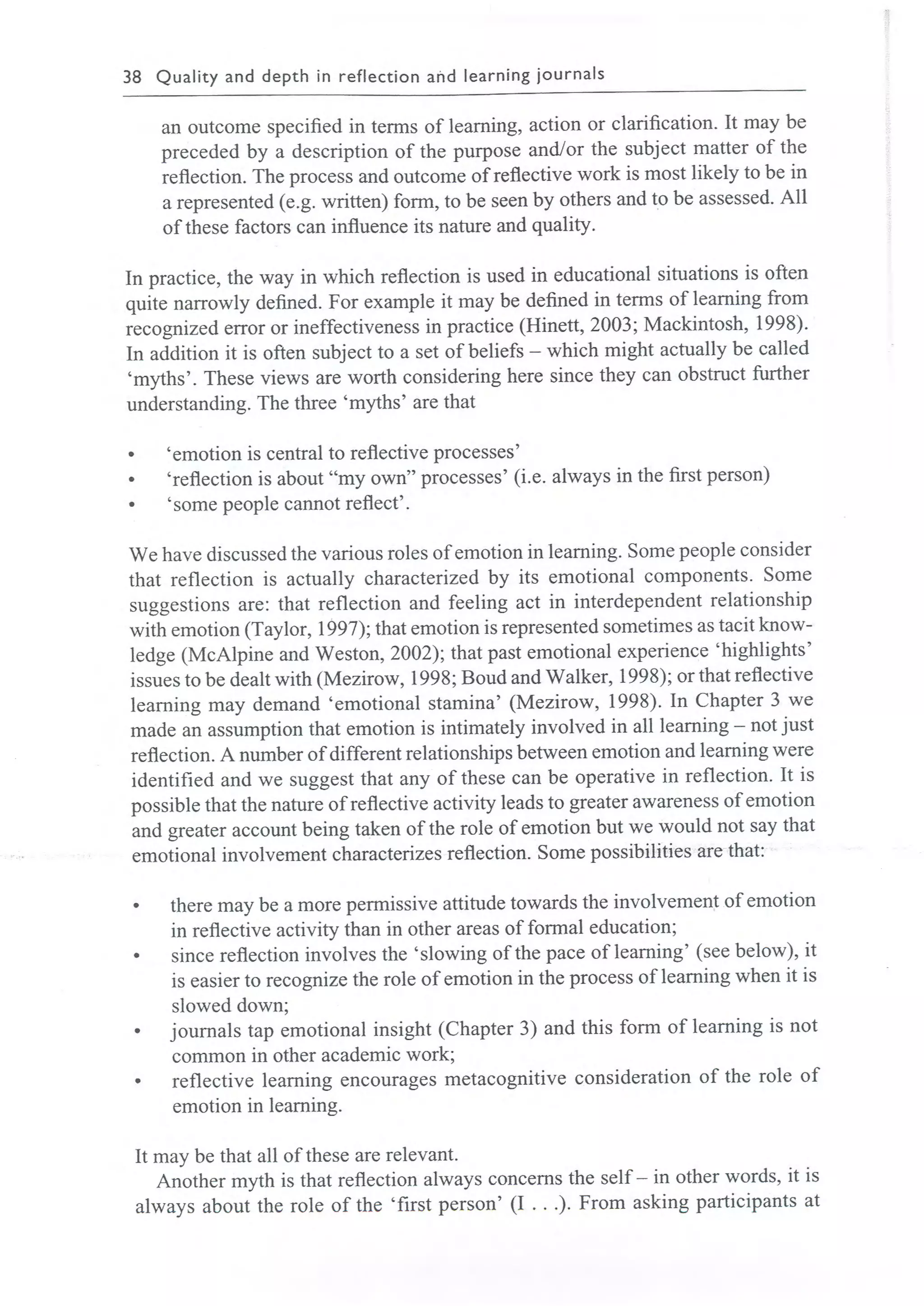 Learning journals completo