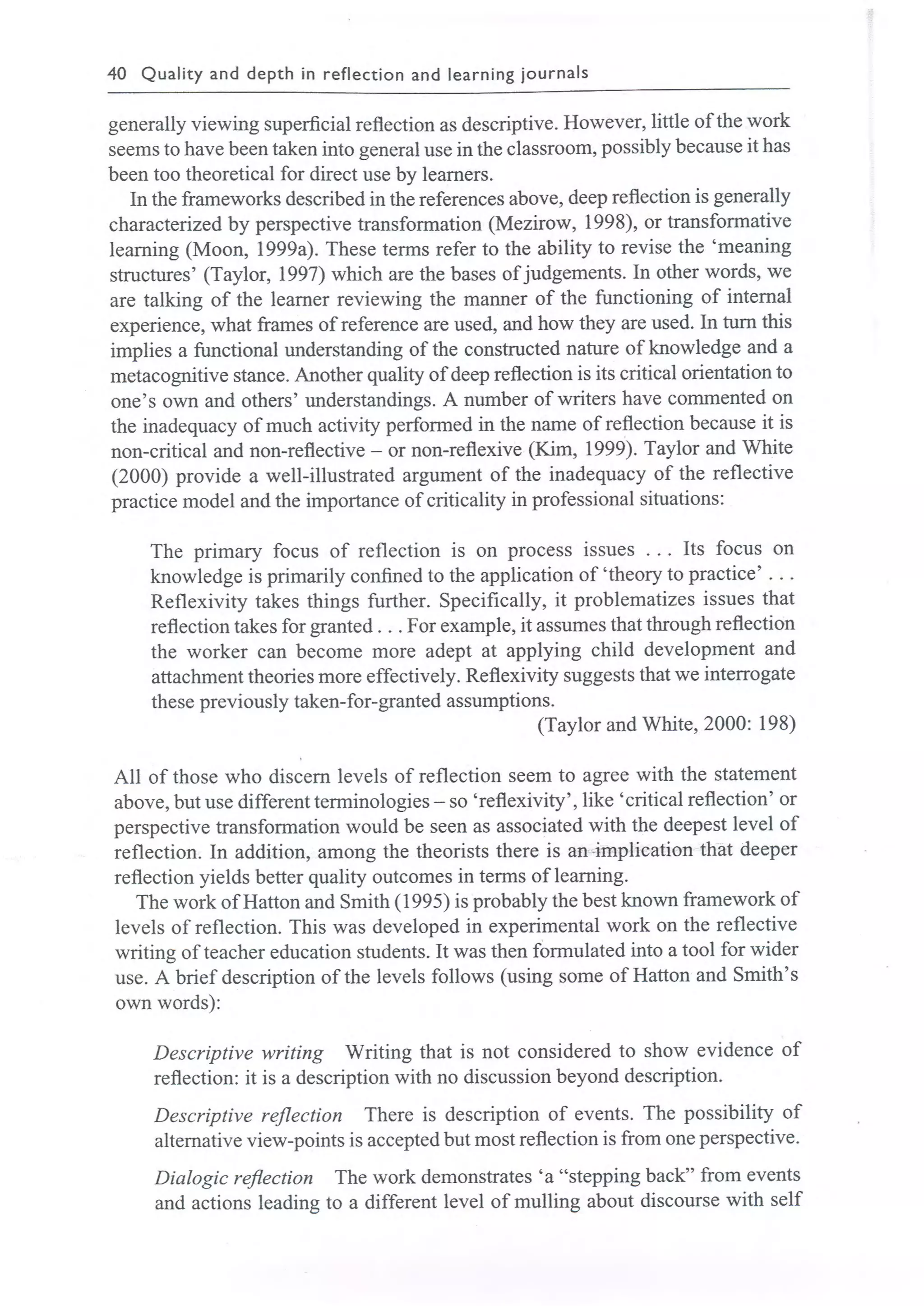 Learning journals completo