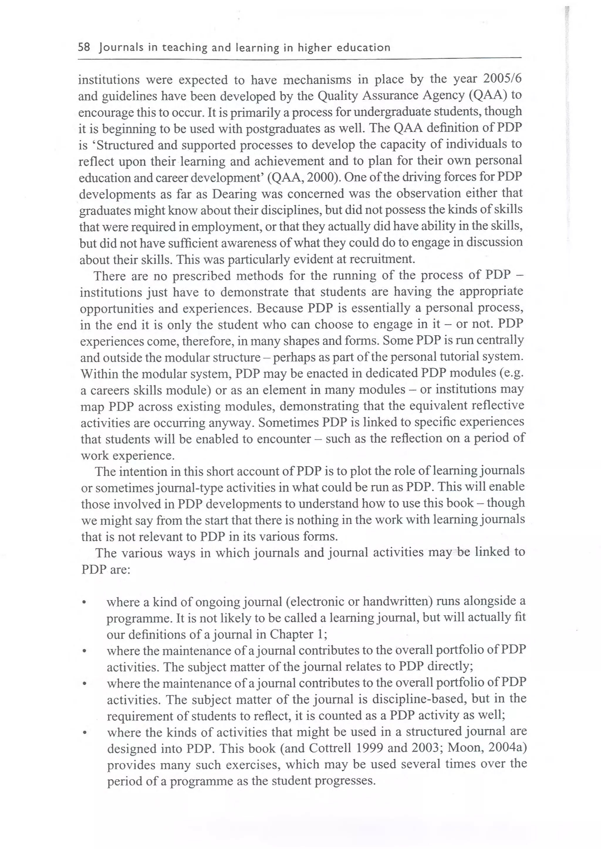 Learning journals completo