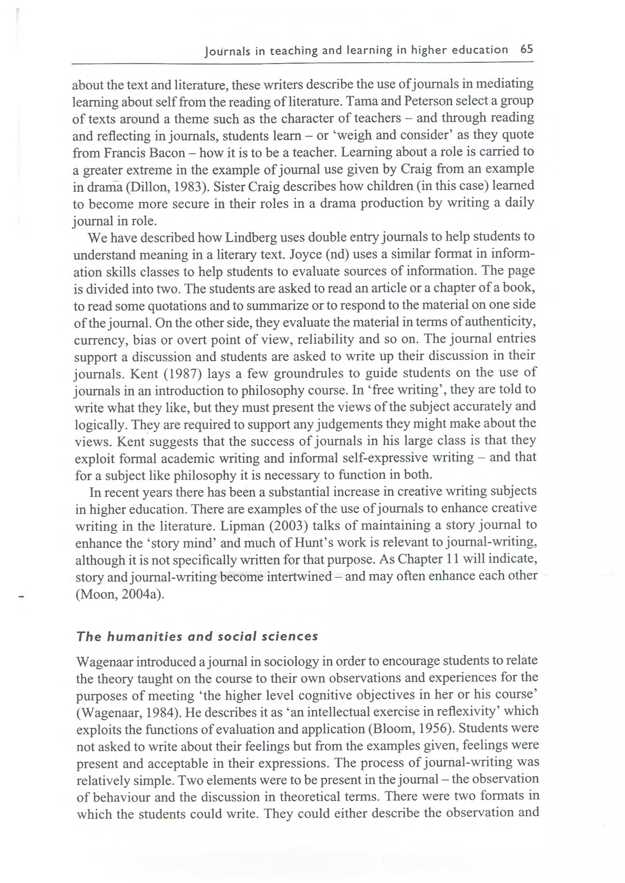 Learning journals completo