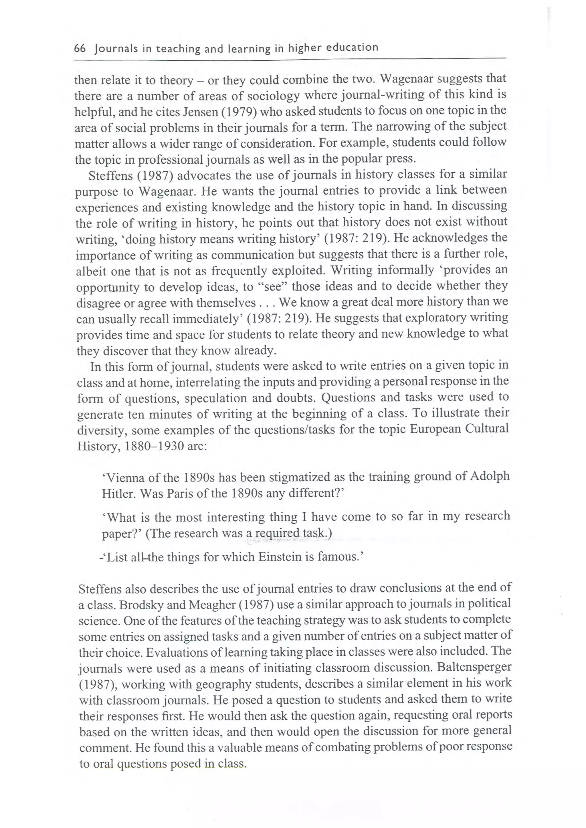 Learning journals completo