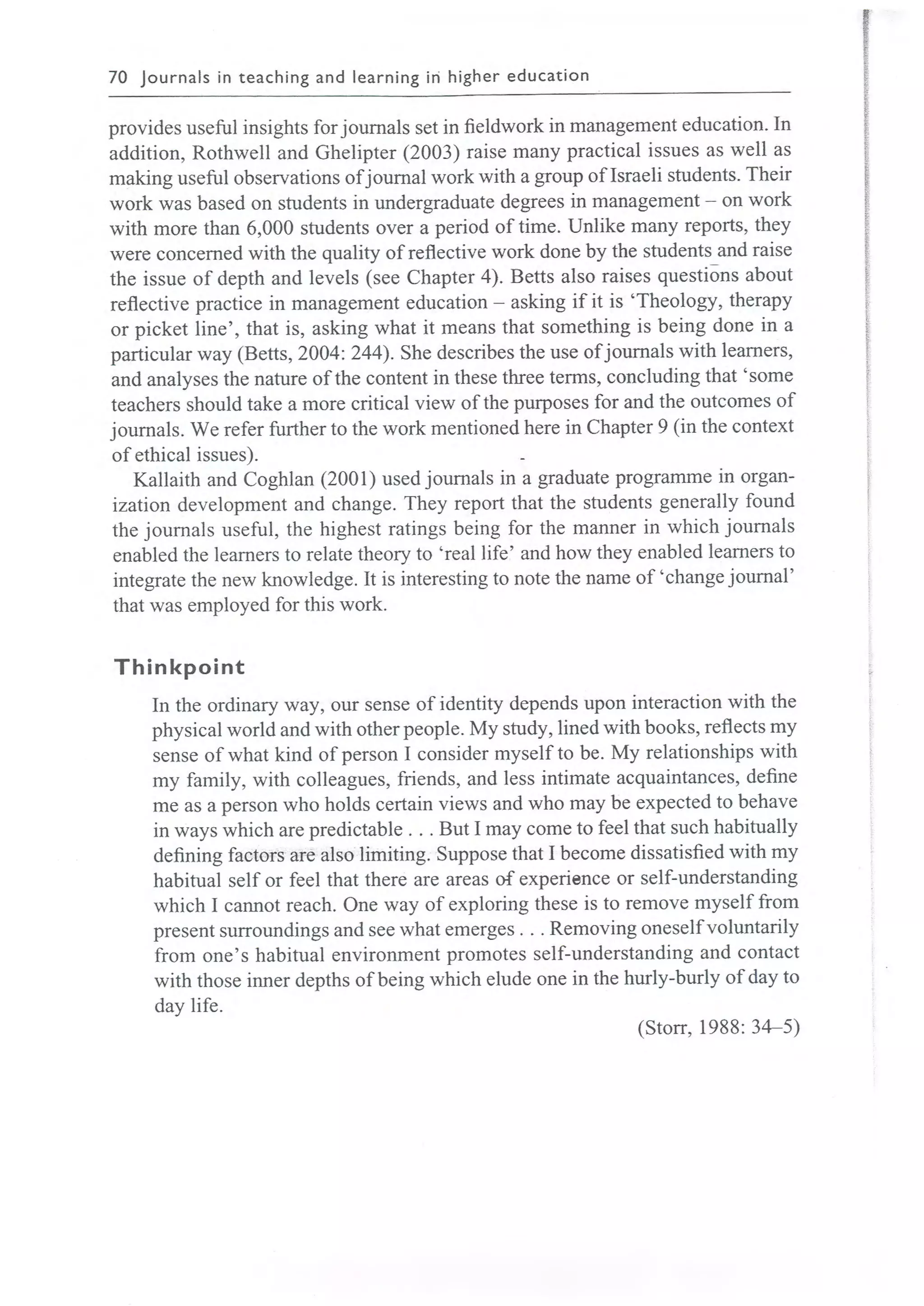 Learning journals completo