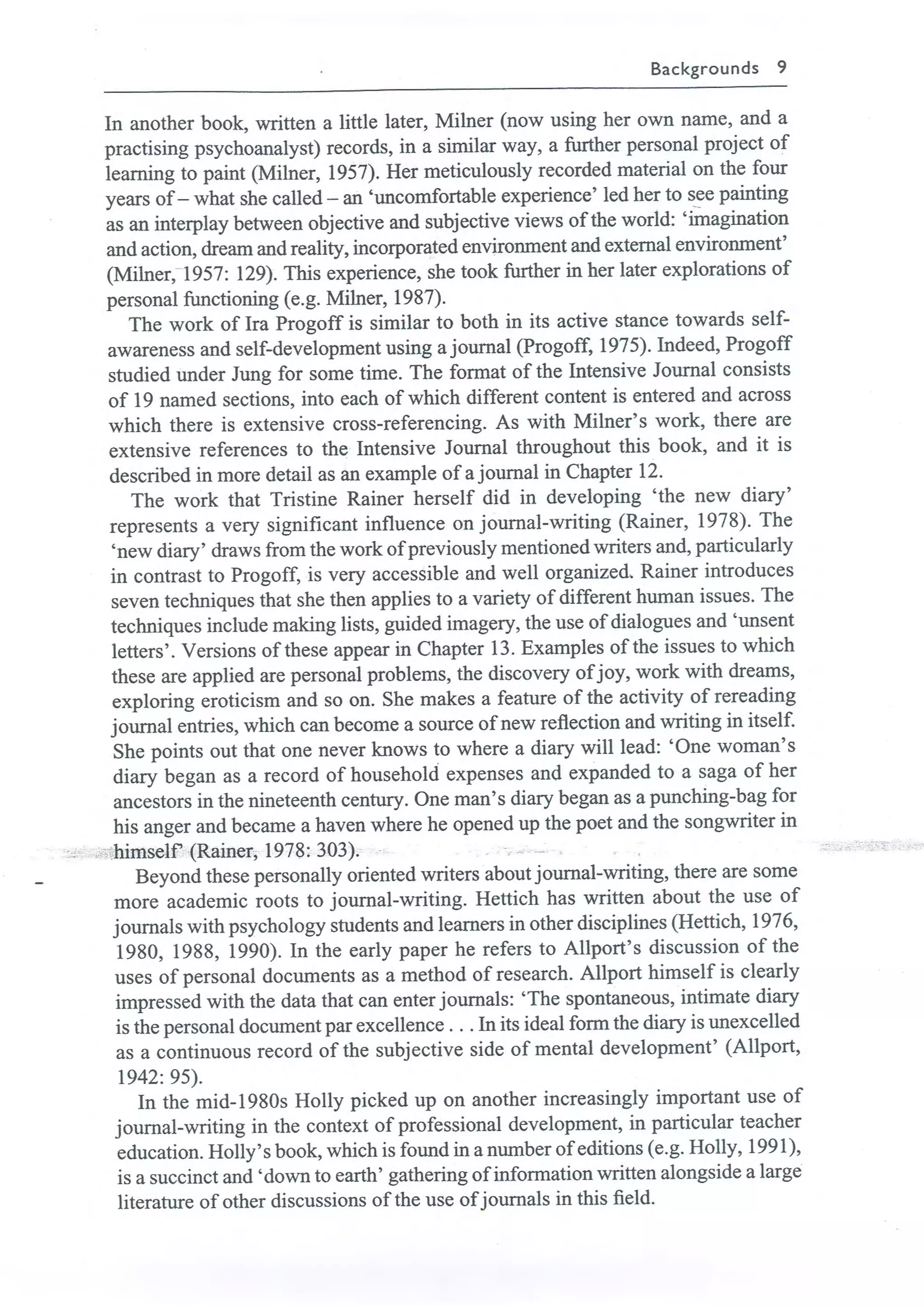 Learning journals completo