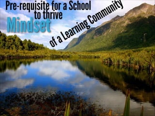 ty
Pre-requisite for a School uni
m
to thrive
m
Co
g
Mindset Learnin
a
f
o

 
