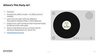 Learning About GenAI Engineering with AWS PartyRock [AWS User Group ...