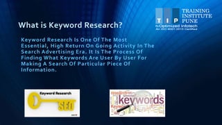 Learning About Keyword Research PPT | PPTX