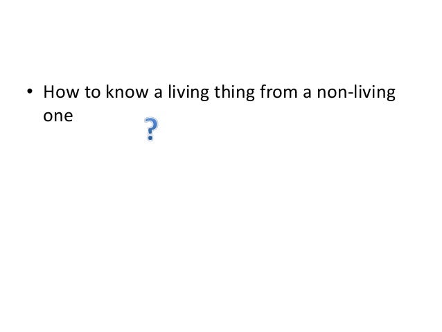Learning about living things1