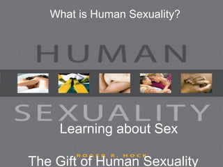 Learning about Sex
The Gift of Human Sexuality
What is Human Sexuality?
 