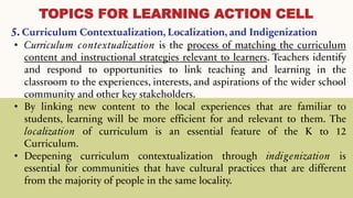 A Presentation on the Learning Action Cell | PDF