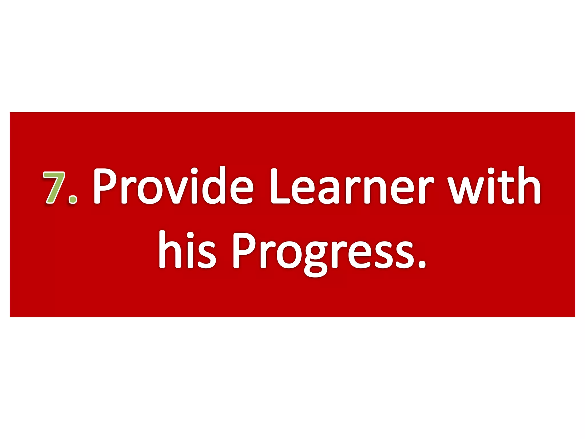 Learning activities (Modular Approach)