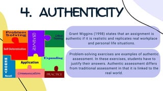Authentic Language Scale PRINCIPLES OF LANGUAGE ASSESSMENT | PPTX