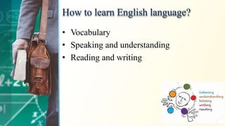 Learning a english language | PPTX