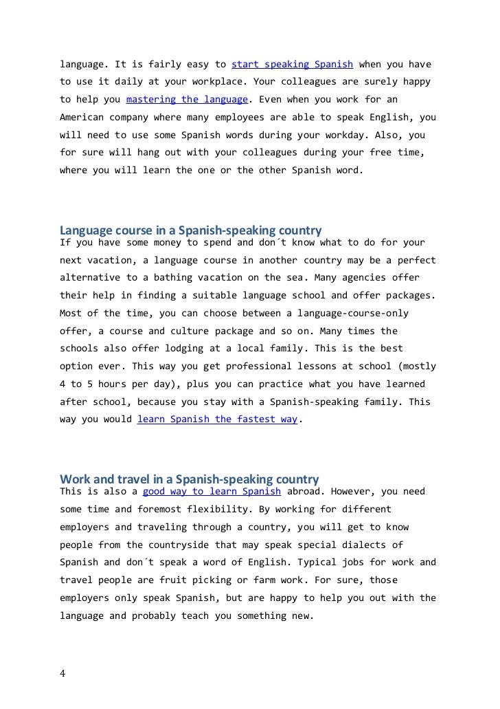 essay about learning a foreign language