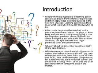 Learning agility is key to success | PDF