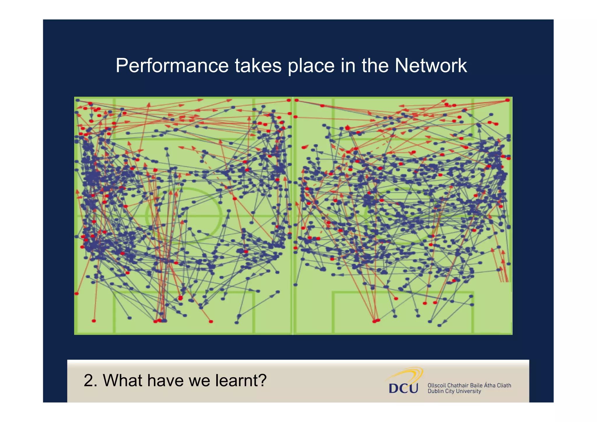 Performance takes place in the Network
2. What have we learnt?
 