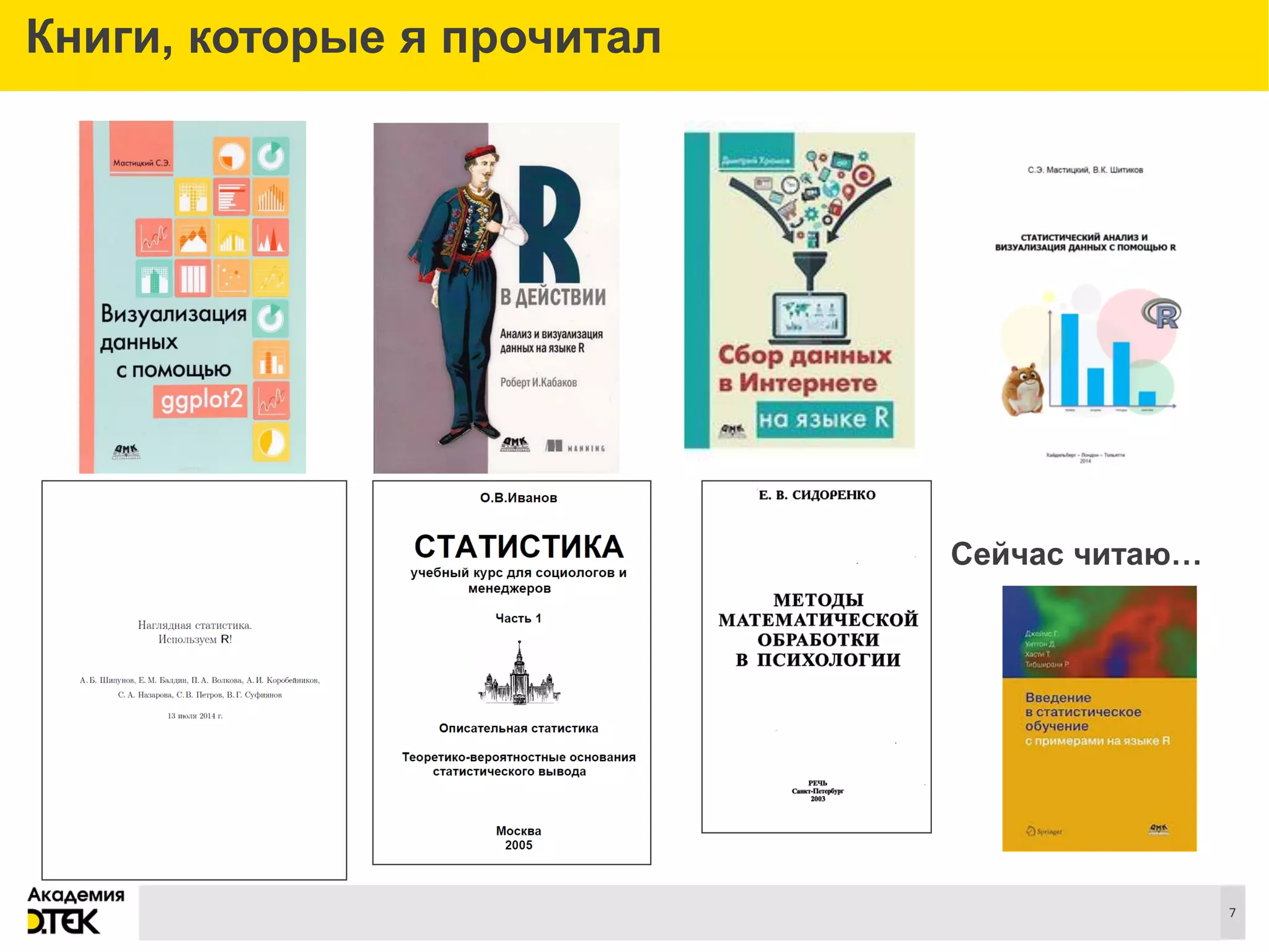 Сноски
7
Книги, которые я прочитал
Сейчас читаю…
 