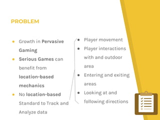 Learning analytics for location based serious games | PPT
