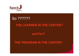 Curriculum & learning