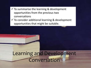 Learning and development conversation | PPTX