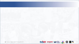 🔥 Training on Higher-Order Thinking Skills PLP 27
 