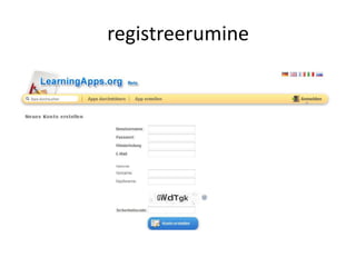 registreerumine
 