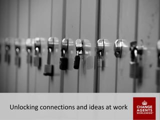 Unlocking connections and ideas at work