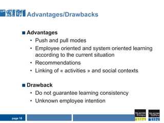 etc.« just-in-case »En tournéeAu bureau