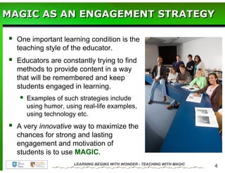 Learning Begins With Wonder - Teaching with magic | PDF