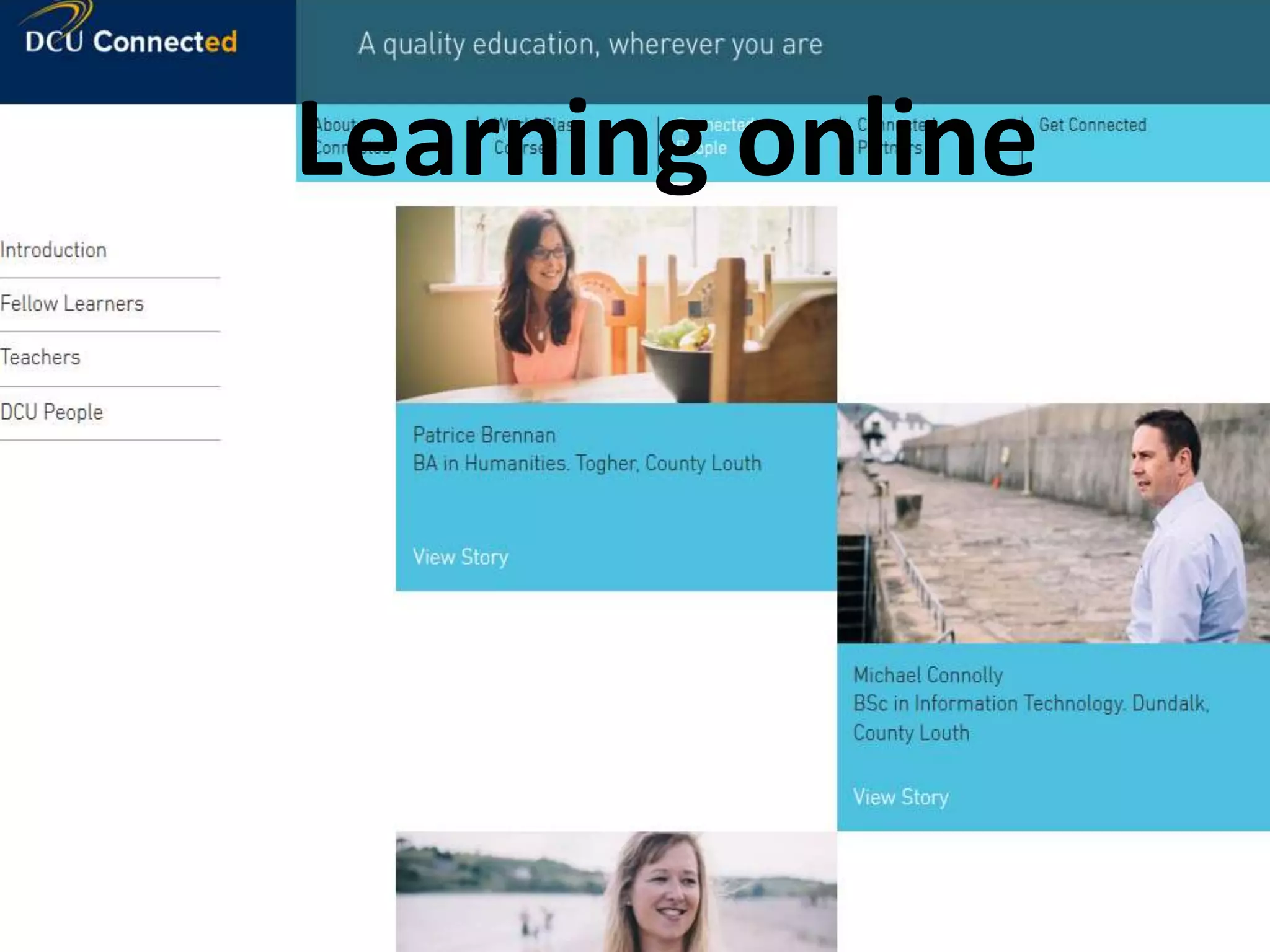 Learning online
 