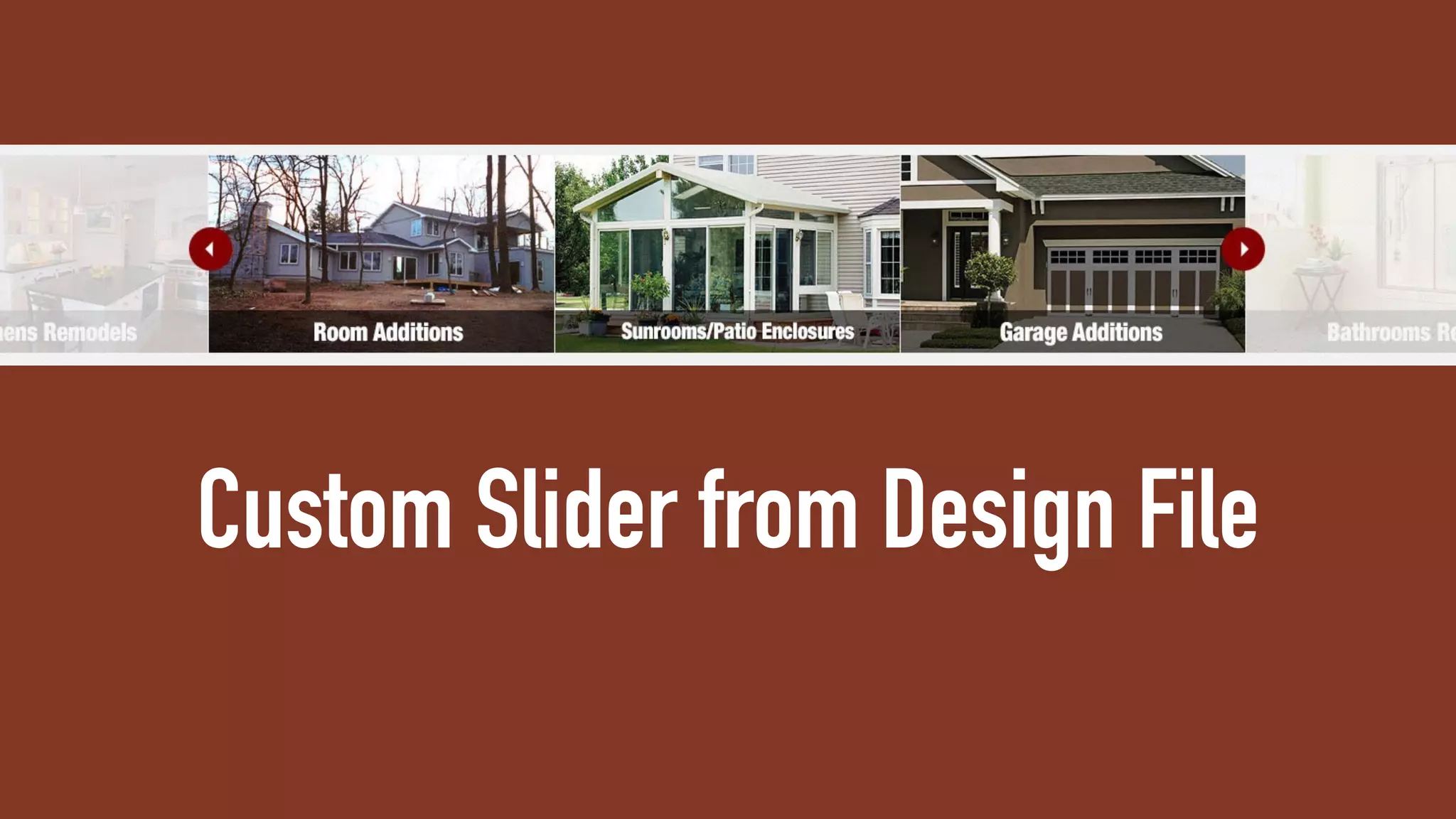 Custom Slider from Design File
 