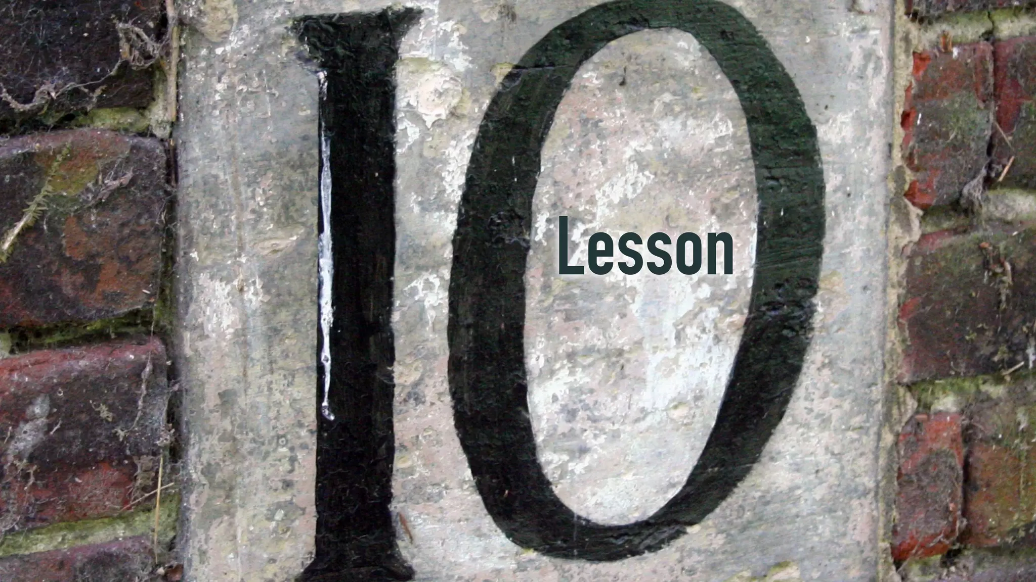 Lesson
 