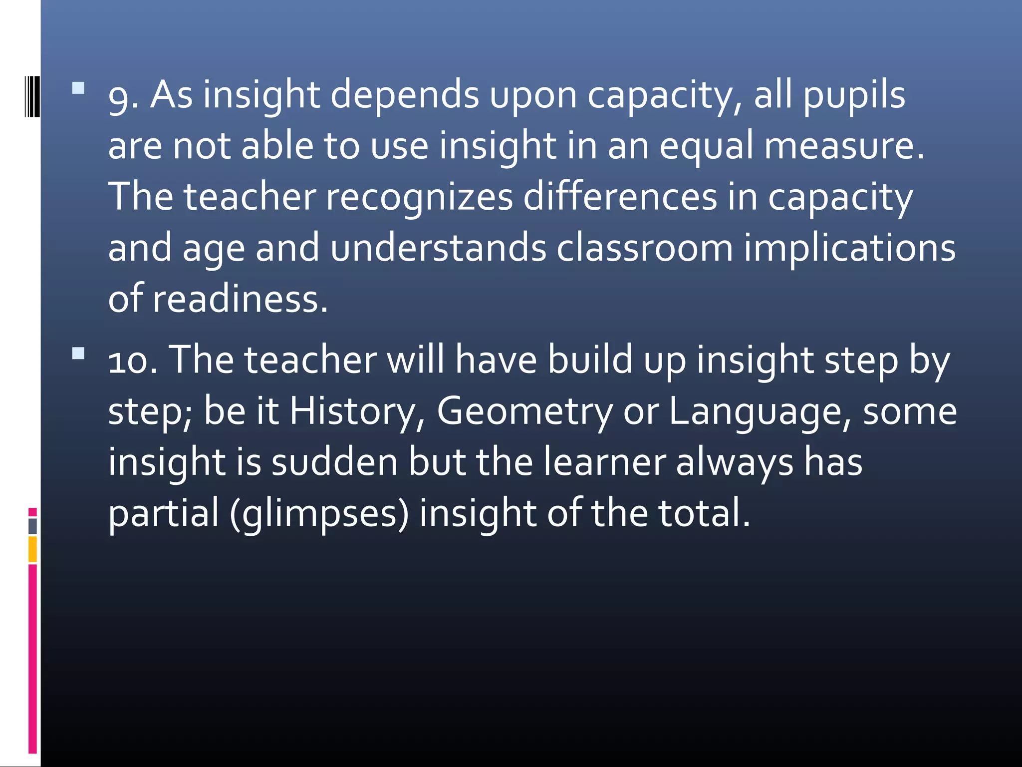 Learning by insight | PPT