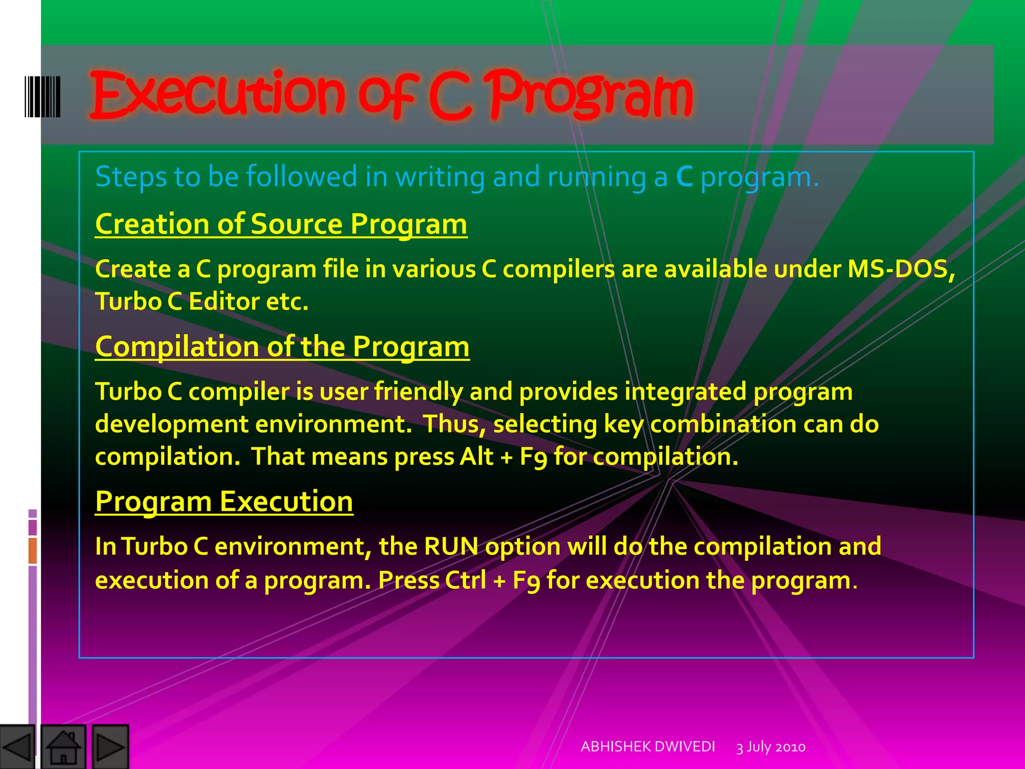 INTRODUCTION TO C PROGRAMMING | PPSX